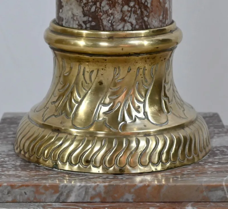 Pamono Marble Column, Late 19th Century> Pedestals And Columns