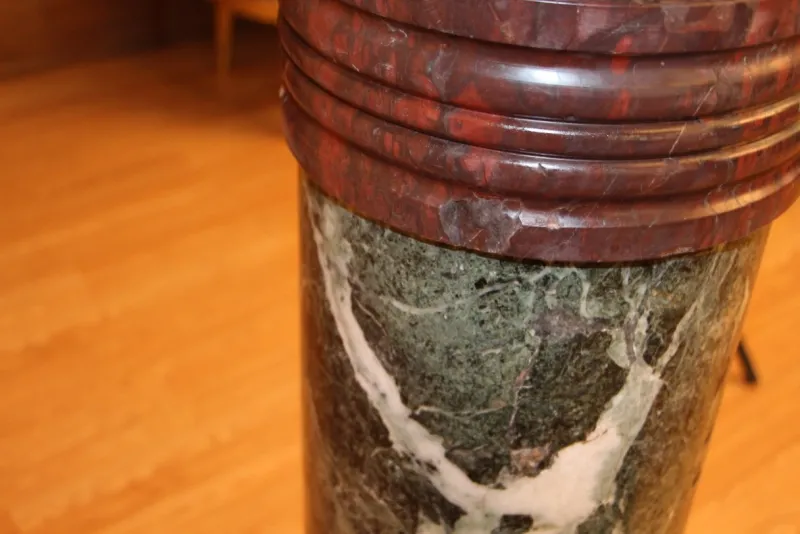 Pamono Marble Columns, Set of 2> Pedestals And Columns