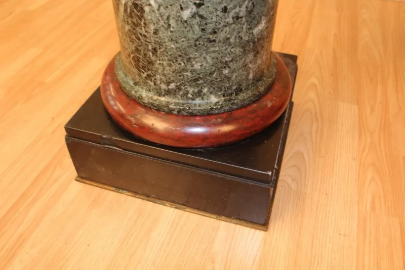 Pamono Marble Columns, Set of 2> Pedestals And Columns