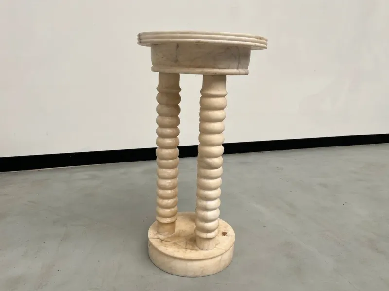 Pamono Marble Stand with 3 Columns, 1970> Pedestals And Columns