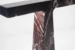 Pamono Marble Table Lamps in Rosso Levanto Marble by Silvio Piattelli, Set of 2> Table Lamps