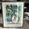 Clearance Pamono Marc Chagall, 1962, Original Lithograph Paper, Framed