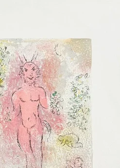 Pamono Marc Chagall, Daphnis et Chloé, Planche XXIII (Trial Proof), 1961, Lithograph><noscript><img width=
