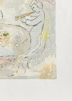 Pamono Marc Chagall, Daphnis et Chloé, Planche XXIII (Trial Proof), 1961, Lithograph><noscript><img width=