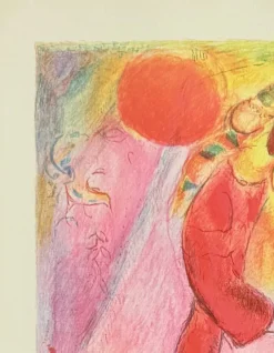 Online Pamono Marc Chagall, Disrobing Her with His Own Hand..., from Four Tales from the Arabian Nights, 1948, Lithograph
