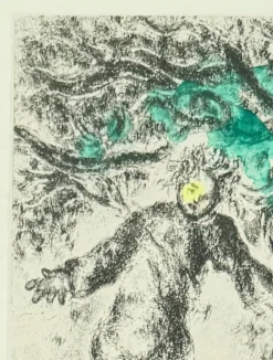 Outlet Pamono Marc Chagall, End of Absalom, 1952, Lithograph