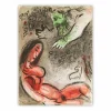 Hot Pamono Marc Chagall, Eve Cursed by God, Lithograph, 1960