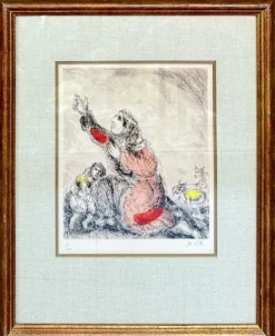 Pamono Marc Chagall, Hannah Praying to God, 1952, Lithograph> Abstraction