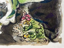 Clearance Pamono Marc Chagall, He gave him Two Tables of the Testimonie, even tables of stone, written with the finger of God, 1966, Lithograph