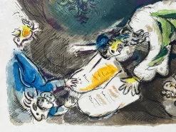 Clearance Pamono Marc Chagall, He gave him Two Tables of the Testimonie, even tables of stone, written with the finger of God, 1966, Lithograph