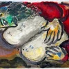 Pamono Marc Chagall, He wrote in the Tables the wordes of the covenant, even the Ten Commandments, 1966, Lithograph> Contemporary|Abstraction