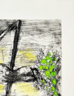 Pamono Marc Chagall, La Fortune et le Jeune Enfant, 1954, Etching><noscript><img width=