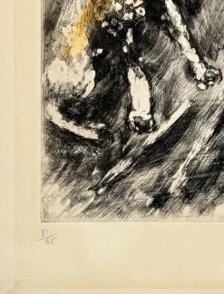 Pamono Marc Chagall, La Lice et sa compagne, 1954, Etching> Prints & Multiples