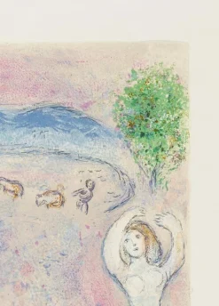Pamono Marc Chagall, La Ruse de Dorcon from Daphnis et Chloé, 1961, Lithograph