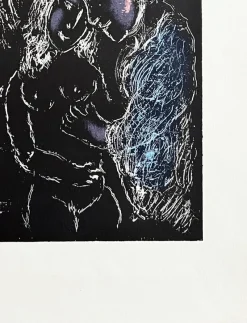 Pamono Marc Chagall, L'Arbre Vert aux Amoureux, 1980, Lithograph