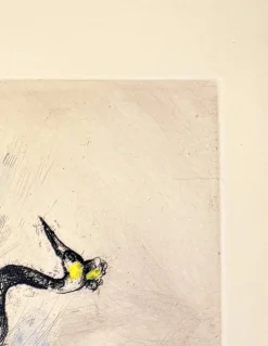 Pamono Marc Chagall, Les Grenouilles qui demandent un Roi, 1954, Etching><noscript><img width=