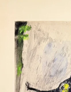 Pamono Marc Chagall, Les Grenouilles qui demandent un Roi, 1954, Etching><noscript><img width=