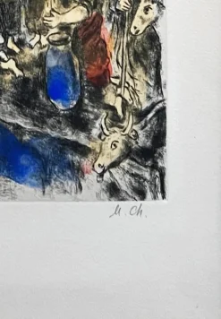 Discount Pamono Marc Chagall, Moïse fait jaillir leau du rocher, 1952, Lithograph