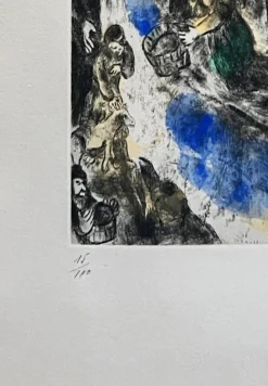 Discount Pamono Marc Chagall, Moïse fait jaillir leau du rocher, 1952, Lithograph