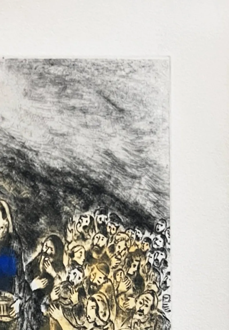 Discount Pamono Marc Chagall, Moïse fait jaillir leau du rocher, 1952, Lithograph