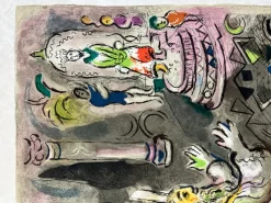 Outlet Pamono Marc Chagall, Moses and Aaron with Pharaoh, 1966, Lithograph