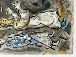 Outlet Pamono Marc Chagall, Moses and Aaron with Pharaoh, 1966, Lithograph