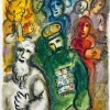 Pamono Marc Chagall, So went Moses and Aaron, and gathered all the Elders of the children of Israel, 1966, Lithograph> Contemporary|Abstraction