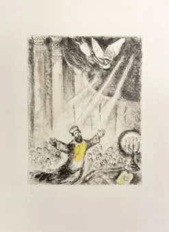 Pamono Marc Chagall, Solomon's Prayer, 1952, Lithograph> Abstraction