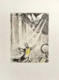 Pamono Marc Chagall, Solomon's Prayer, 1952, Lithograph><noscript><img width=