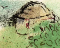 Pamono Marc Chagall, The Island of Aeolus from Odyssey, 1989, Lithograph> Surrealist