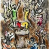 Pamono Marc Chagall, Then all the people pluckt from themselves the golden eare-rings..., 1966, Lithograph> Abstraction|Prints & Multiples