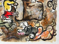 Pamono Marc Chagall, Then all the people pluckt from themselves the golden eare-rings..., 1966, Lithograph> Abstraction|Prints & Multiples