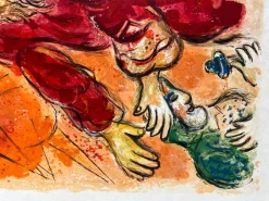 Pamono Marc Chagall, Then came Amalek and fought with Israel in Rephidim..., 1966, Lithograph><noscript><img width=