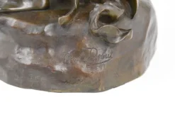 Sale Pamono Marcel Debut, Sculpture of Aladdin and the Magic Lamp, Bronze