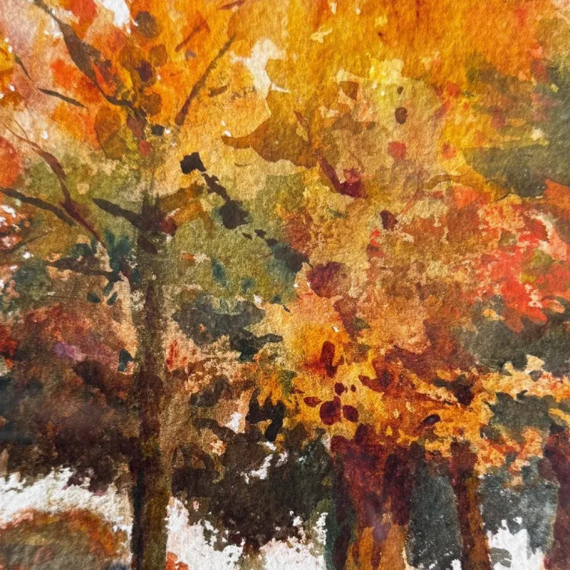 Pamono Marcel Guérin, Cours Saint-Pierre in Nantes, Watercolor on Paper, Framed> Work On Paper
