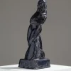 Pamono Marcel Wolfers, Mermaid Sculpture, 1920s-1940s, Blue Ceramic> Sculpture
