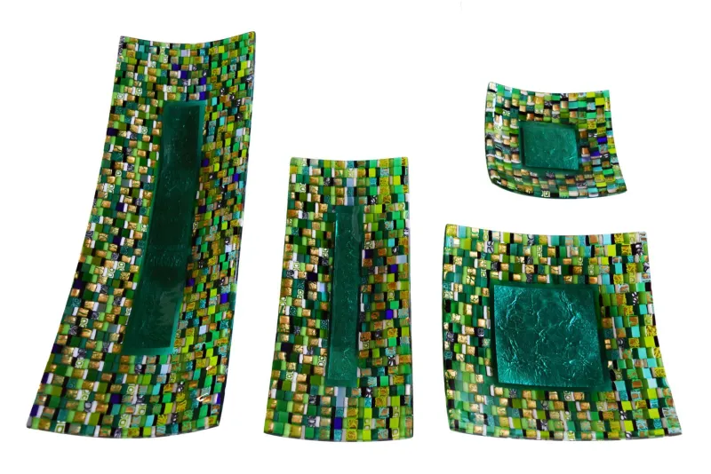 Pamono Marea R50 Murano Glass Plate by Stefano Birello for VéVé Glass> Decorative Plates