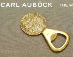 Discount Pamono Maria Theresia Coin Bottle Opener in Brass attributed to Carl Auböck, Austria, 1950s