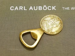 Discount Pamono Maria Theresia Coin Bottle Opener in Brass attributed to Carl Auböck, Austria, 1950s