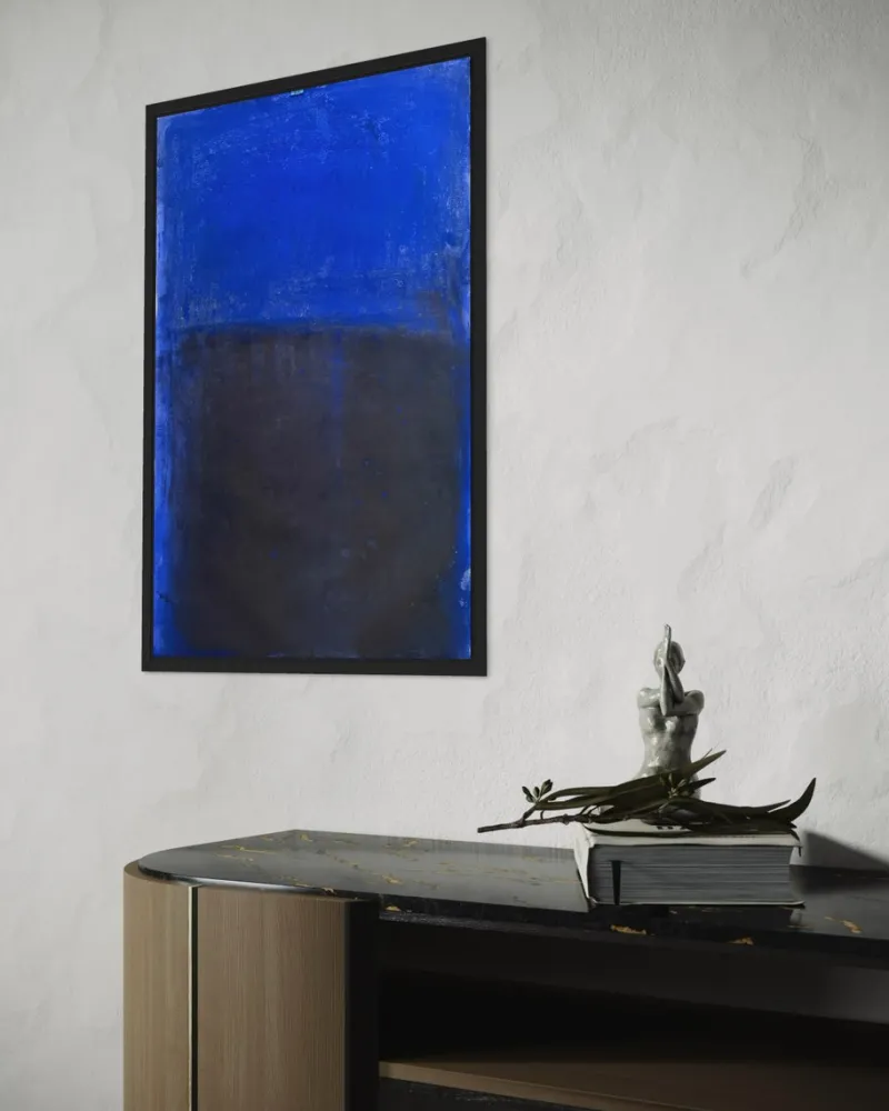 Pamono Marilina Marchica, Blue Landscape, 2024, Paper> Minimalist