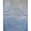 Pamono Marilina Marchica, Blue Landscape, Original Oil Painting> Minimalist