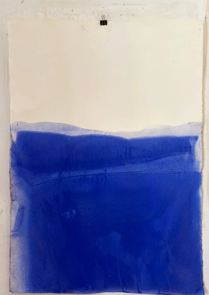 Pamono Marilina Marchica, Bluelandscape, 2025, Paper> Minimalist