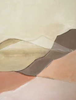 Pamono Marilina Marchica, Geometric Landscape, Original Oil Painting><noscript><img width=