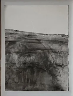 New Pamono Marilina Marchica, Landscape, Original Art on Paper