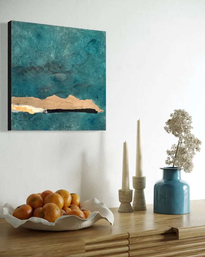 Hot Pamono Marilina Marchica, Landscape, Oil on Cotton Canvas