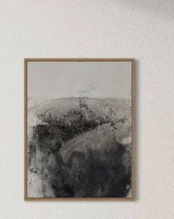 Discount Pamono Marilina Marchica, Volcanic Landscape – Black & White, Paper, Framed
