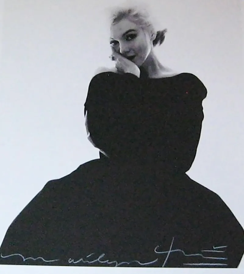 Clearance Pamono Marilyn in the black dress looking at you 2007