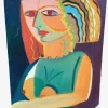 Pamono Mario Salmaso, The Astrologer, 1980, Oil on Canvas> Painting