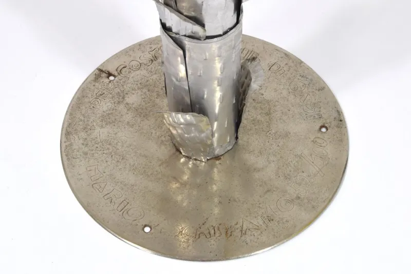 Online Pamono Mario Schifano, Costruzioni di Oasi, 1979, Iron Sculpture