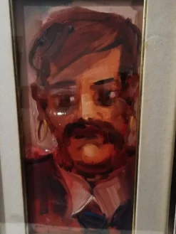 Pamono Mario Vergani, Portrait of a Gypsy, 1970s, Oil on Canvas